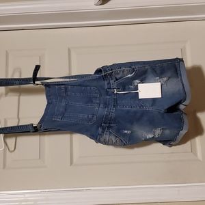 Overall Shorts